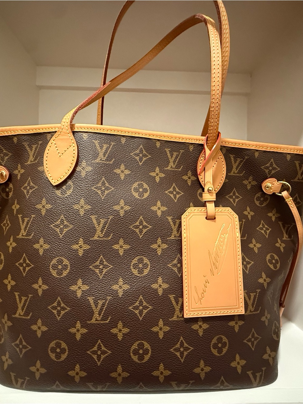 Louis Vuitton Brown Monogram Canvas Tote Special Edition